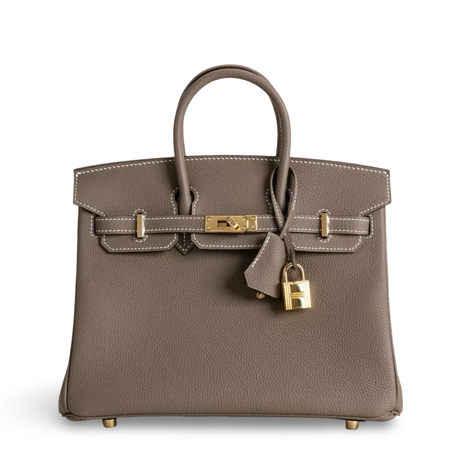 Birkin 25 Etoupe Togo Gold Hardware