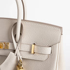 Birkin 25 Craie Togo Gold Hardware