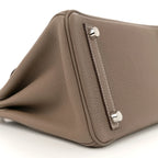 Birkin 25 Etoupe Togo Palladium Hardware