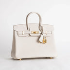 Birkin 25 Craie Togo Gold Hardware
