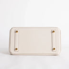 Birkin 25 Craie Togo Gold Hardware