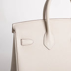 Birkin 25 Craie Togo Palladium Hardware