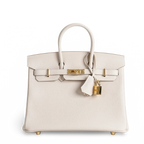 Birkin 25 Craie Togo Gold Hardware