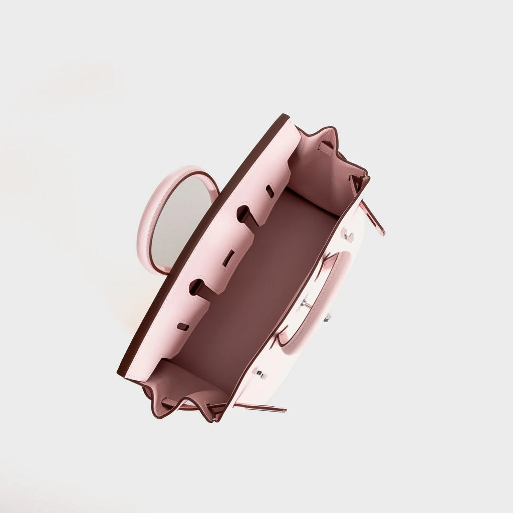 Birkin 25 Swift Leather Rose Sakura Palladium Hardware