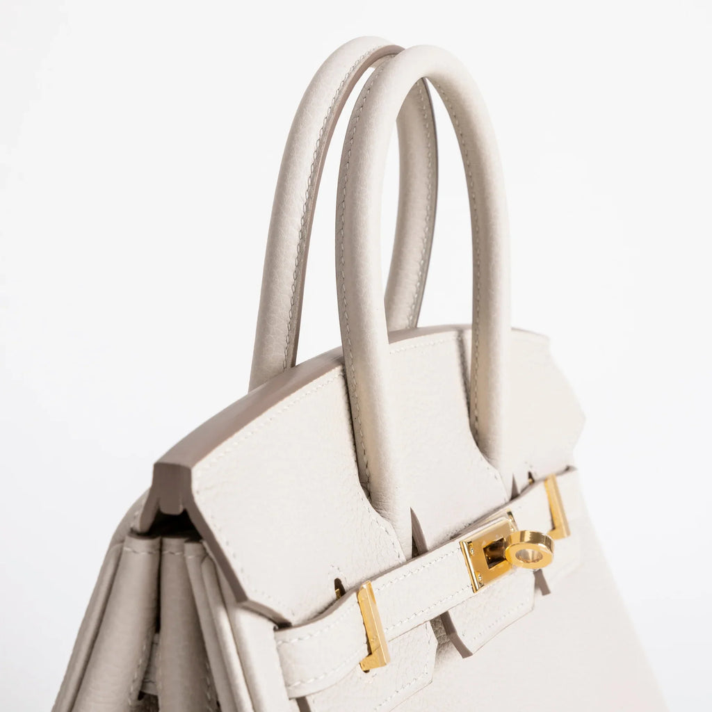 Birkin 25 Craie Togo Gold Hardware