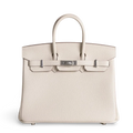 Birkin 25 Craie Togo Palladium Hardware