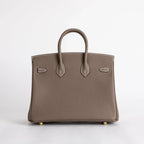 Birkin 25 Etoupe Togo Gold Hardware