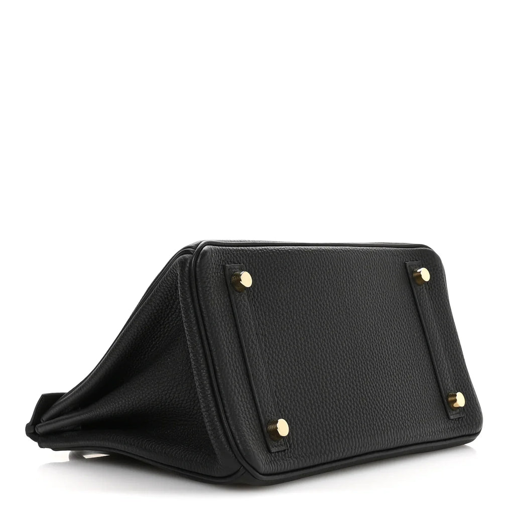 Birkin 25 Black Togo Gold Hardware K Stamp