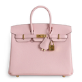 Birkin 25 Chevre Leather Rose Sakura Gold Hardware