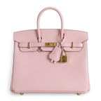 Birkin 25 Chevre Leather Rose Sakura Gold Hardware