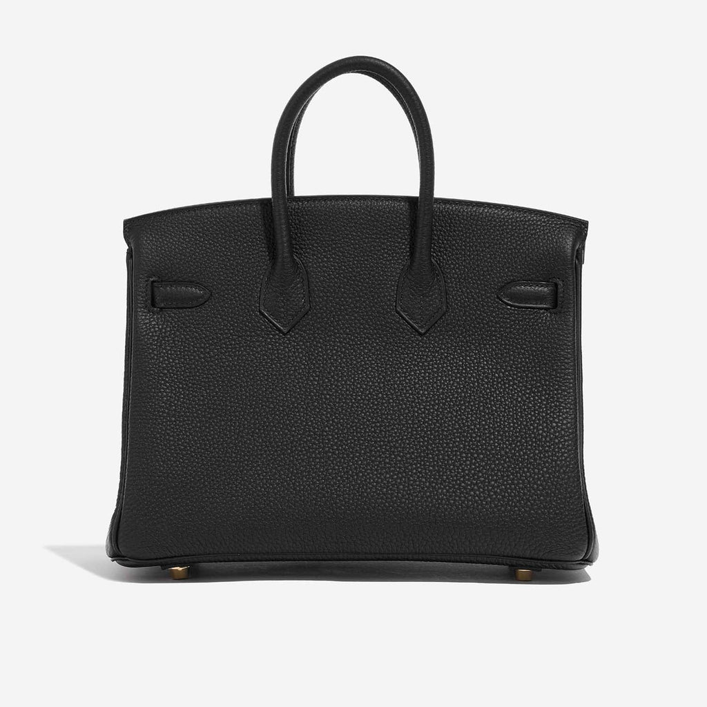 Birkin 25 Black Togo Gold Hardware K Stamp