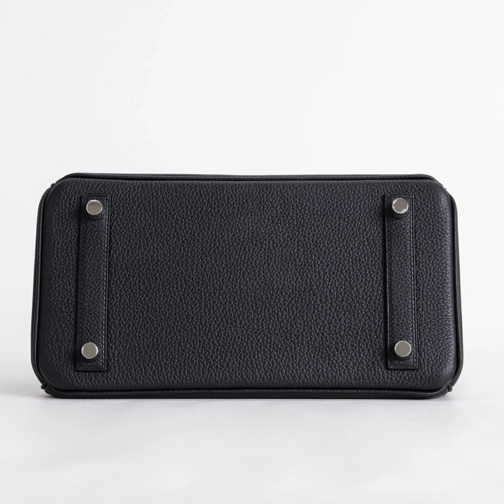 Birkin 25 Black Togo Palladium Hardware W Stamp
