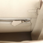 Birkin 25 Craie Togo Palladium Hardware