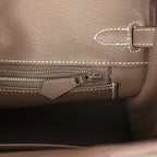 Birkin 25 Etoupe Togo Palladium Hardware