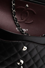 Chanel Classic Double Flap Bag Quilted Caviar Medium -