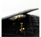 Chanel Classic Double Flap Bag Quilted Caviar Medium - My Luxe Bag